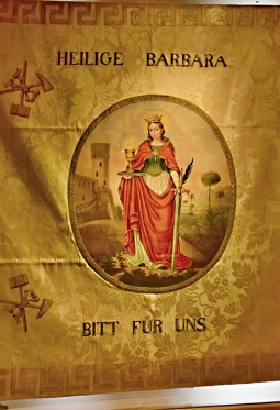 Hornický cechovní prapor z roku 1842